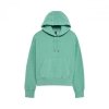 BLUZA Z KAPTUREM DAMSKA FOX WORDMARK OVERSIZED SPEARMINT S